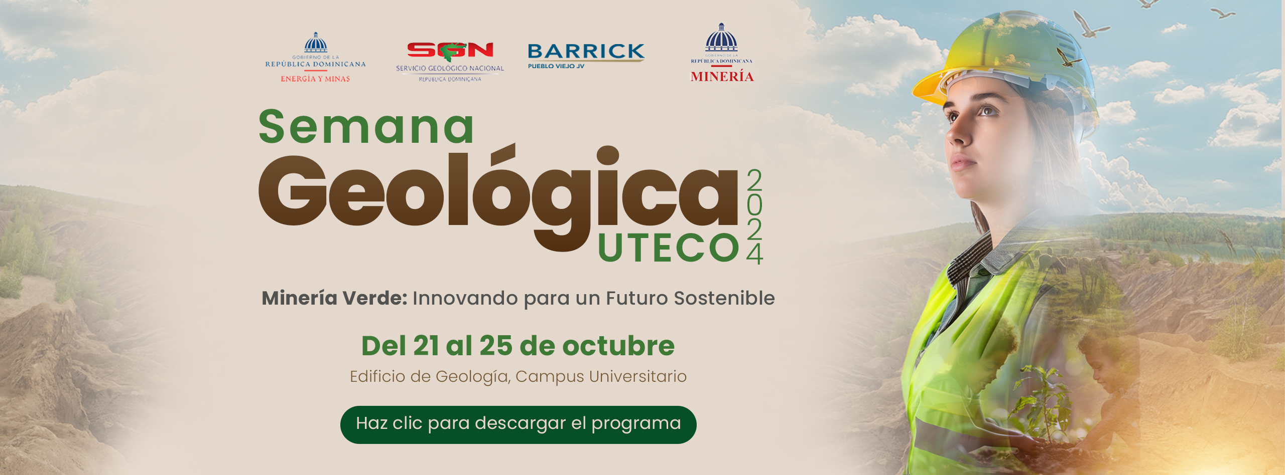 Semana geologica flyer